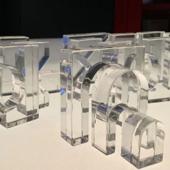 Kristallformen - Transparent, 25 Stk