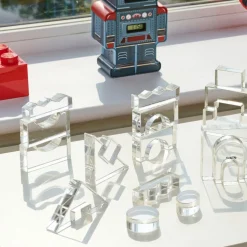 Kristallformen - Transparent, 25 Stk