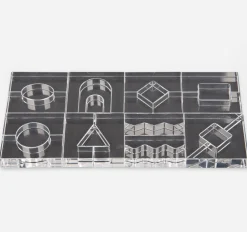 Kristallformen - Transparent, 25 Stk