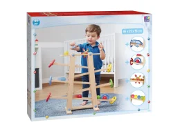 Kugelbahn Mit 7 Rollelementen, 66 X 56 Cm