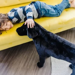 Kuscheltier Aus Plusch - Labrador, Schwarz