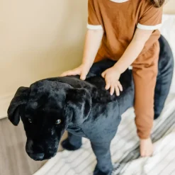 Kuscheltier Aus Plusch - Labrador, Schwarz