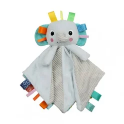 Kuscheltuch Mit Etiketties - Elefant