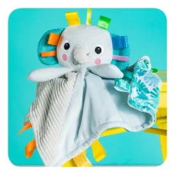 Kuscheltuch Mit Etiketties - Elefant