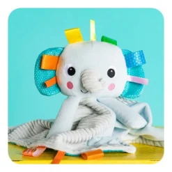 Kuscheltuch Mit Etiketties - Elefant