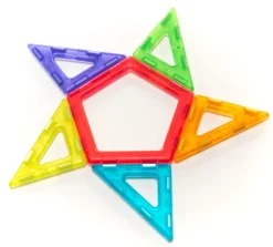 Mag Polydron - Transparent - 100 Teile