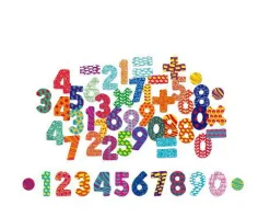 Magneten Aus Holz - Zahlen Und Mathematiksymbole