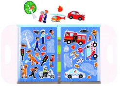 Magnetspiel Für Unterwegs - Einsatzfahrzeuge
