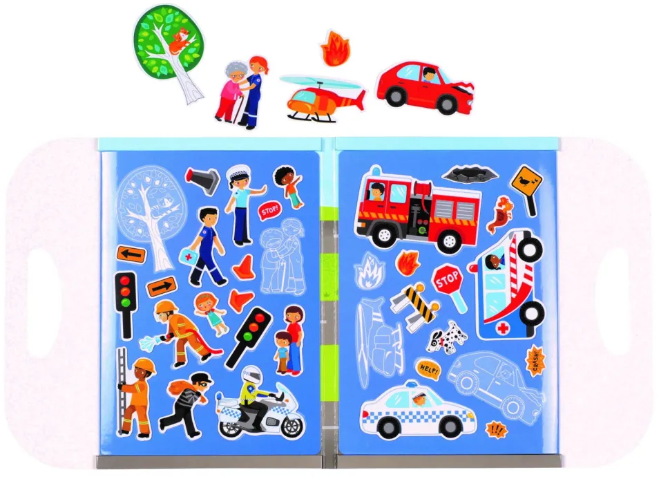 Magnetspiel Für Unterwegs - Einsatzfahrzeuge