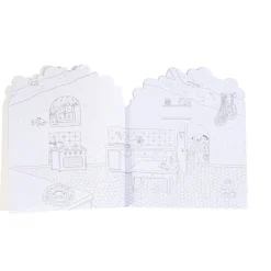 Malbuch 20 Seiten - Inkl. 160 Aufkleber