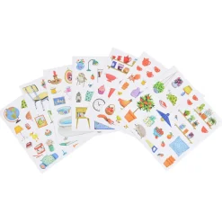 Malbuch 20 Seiten - Inkl. 160 Aufkleber