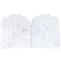 Malbuch 20 Seiten - Inkl. 160 Aufkleber