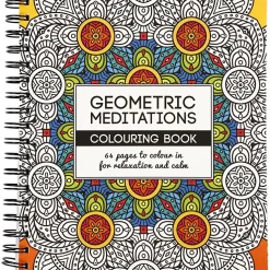 Malbuch Mindfulness Geometrisch - 64 Seiten