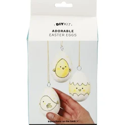 Male Ostereier Mit Wasserfarbe, 3 Stk.