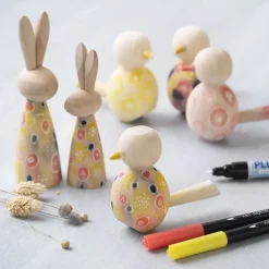 Male Selbst - Vogel Aus Holz, 1 Stk