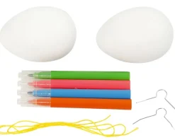 Male Und Zeichne Ostereier Zum Aufhangen, 2 Stk.