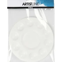 Malerpalette Aus Plastik - O 17 Cm