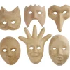 Masken Aus Pappmaschee - 6 Stk.