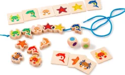 Meerestiere Zum Auffadeln - Schult Die Feinmotorik