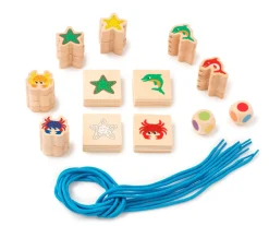 Meerestiere Zum Auffadeln - Schult Die Feinmotorik