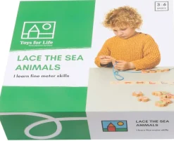 Meerestiere Zum Auffadeln - Schult Die Feinmotorik