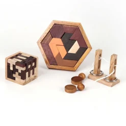 Mensa Iq Puzzle - 3-In-1 Brain Bogglers