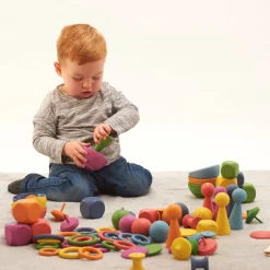 Montessori-Set - Regenbogen, 84 Teile