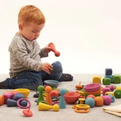 Montessori-Set - Regenbogen, 84 Teile