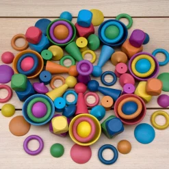 Montessori-Set - Regenbogen, 84 Teile