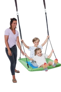 Nestschaukel, 102 X 76 Cm - Blau/Grun