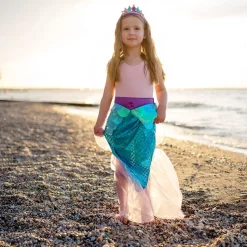 Nixe Rockchen & Haarreif, Blau - Gr. 4-6 Jahre