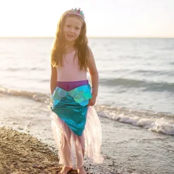 Nixe Rockchen & Haarreif, Blau - Gr. 4-6 Jahre