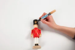 Nussknacker Aus Holz - H: 13 Cm