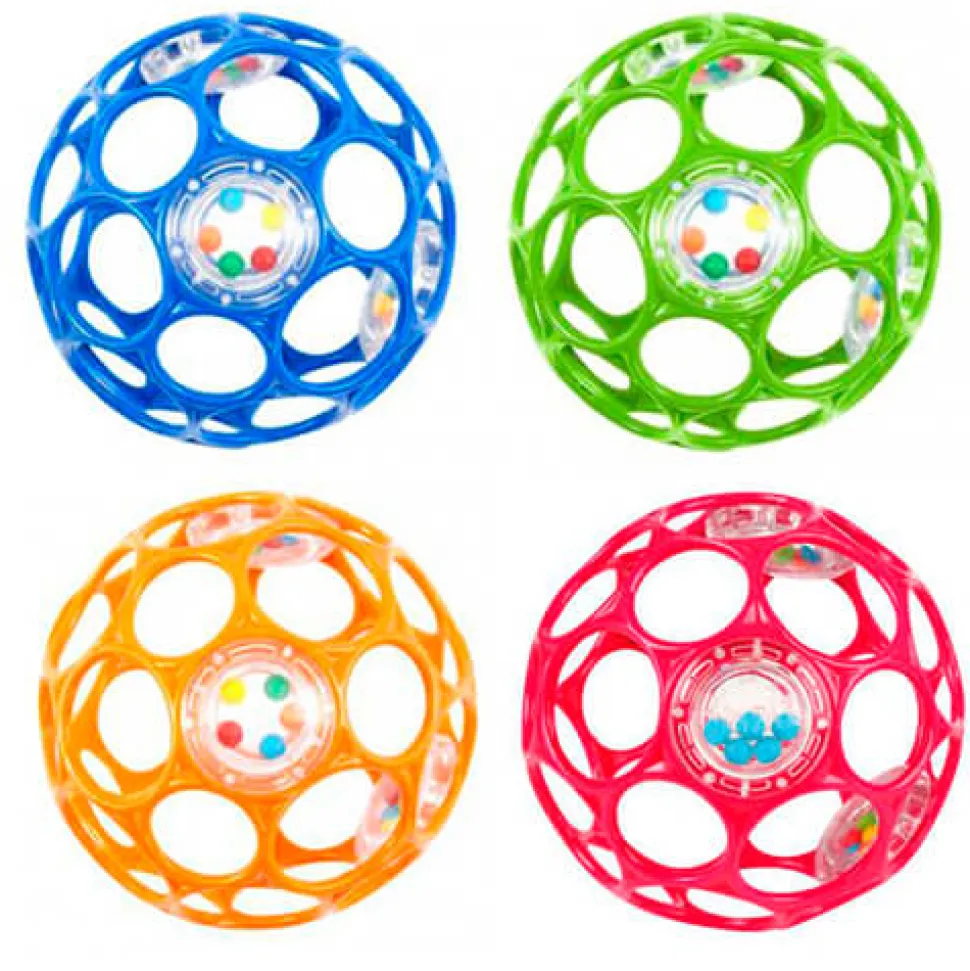 Oball Motorikball Mit Rassel - 10 Cm