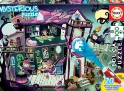 Observations-Puzzle 100 Teile, Uv - Gespensterhaus