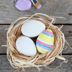Ostereier - Plastik, 6 Cm, 12 Stk.