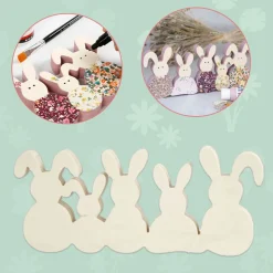 Osterhasen Aus Holz Zum Anmalen - 30 Cm