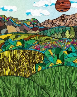 Papierbogen - Naturmotive, 144 Stk.