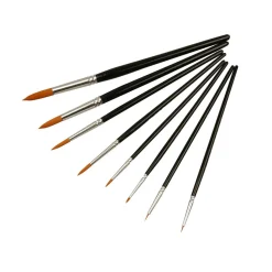 Pinsel Gold Line - Rund, 8 Stk.