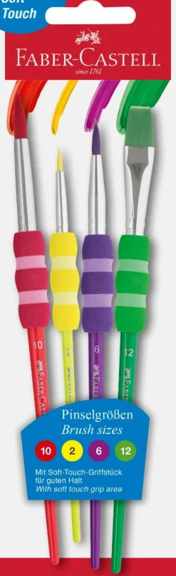 Pinselset Mit Griff - Verschiedene Grosen, 4 Stk.