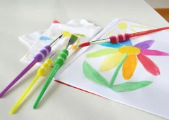 Pinselset Mit Griff - Verschiedene Grosen, 4 Stk.