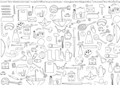 Platzdeckchen Zum Anmalen - 40 Stk.