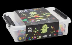 Plus-Plus - Glow Mix Bausteine Mit Box, 2000 Stk.