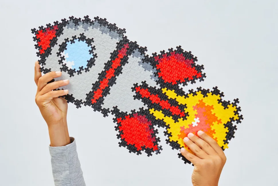 Plus-Plus - Puzzle By Number - Rakete, 500 Stk.