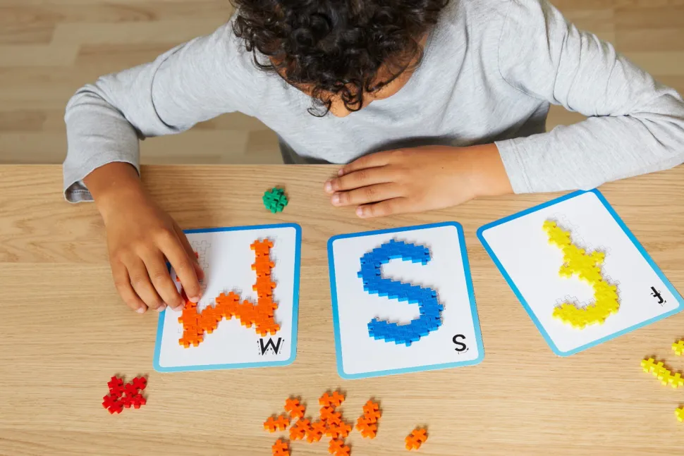 Plus-Plus Abc + 123 Mix, Inkl. Box, 2.000 Teile