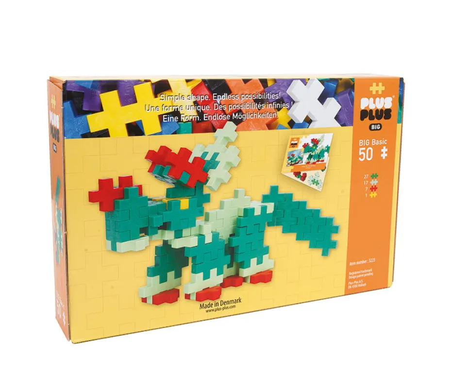 Plus-Plus Big Basis - Dinosaurier, 50 Stk.