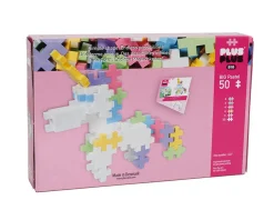 Plus-Plus Big Pastell - Einhorn, 50 Stk.