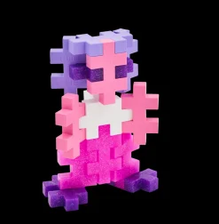 Plus-Plus Big Rohr - Glitzer Mix, 15 Stk.