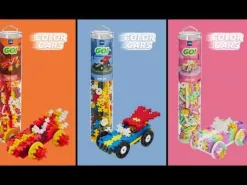 Plus-Plus Rohr - Color Cars Fire, 200 Stk.