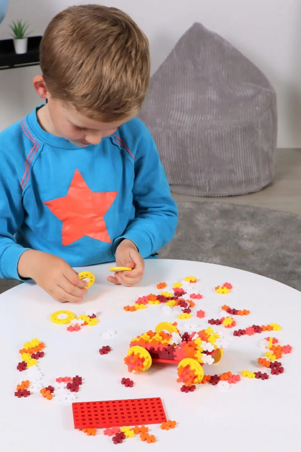 Plus-Plus Rohr - Color Cars Fire, 200 Stk.